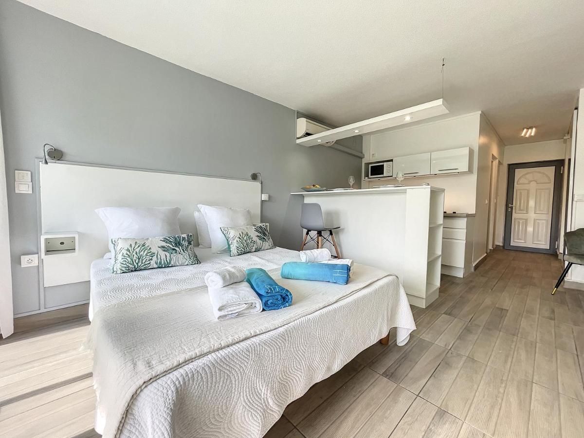 Blue Paradise Studio Avec Acces Privatif Plage Le Gosier  Exteriér fotografie